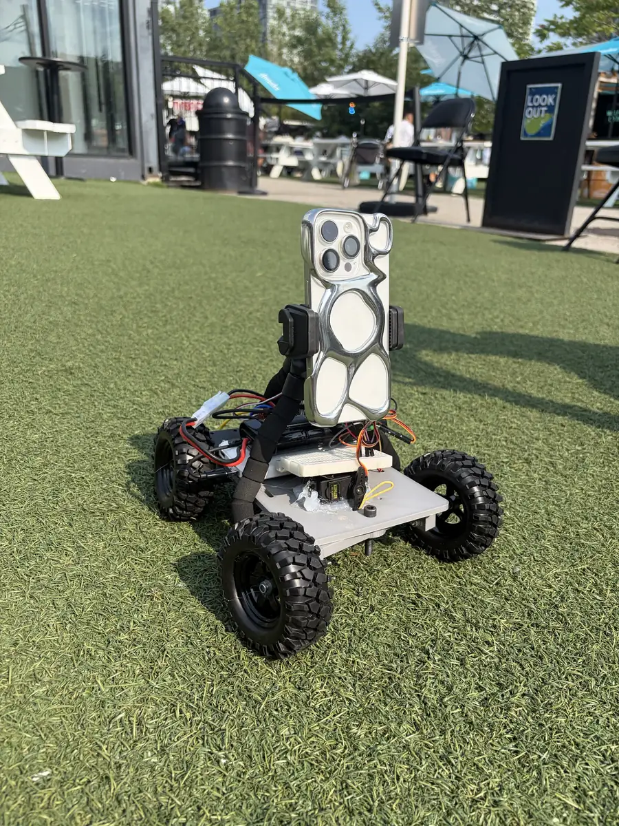 Spark rover built by Matthew Sakhno for spatial video capture
